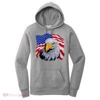 Patriotic Eagle USA American Flag Women's Hoodie thumb 0