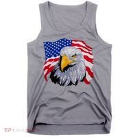 Patriotic Eagle USA American Flag Tank Top thumb 0