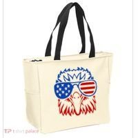 Patriotic Eagle USA American Flag Tote Bag thumb 2