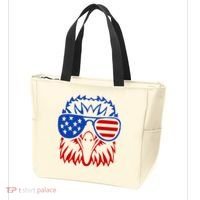 Patriotic Eagle USA American Flag Tote Bag thumb 3