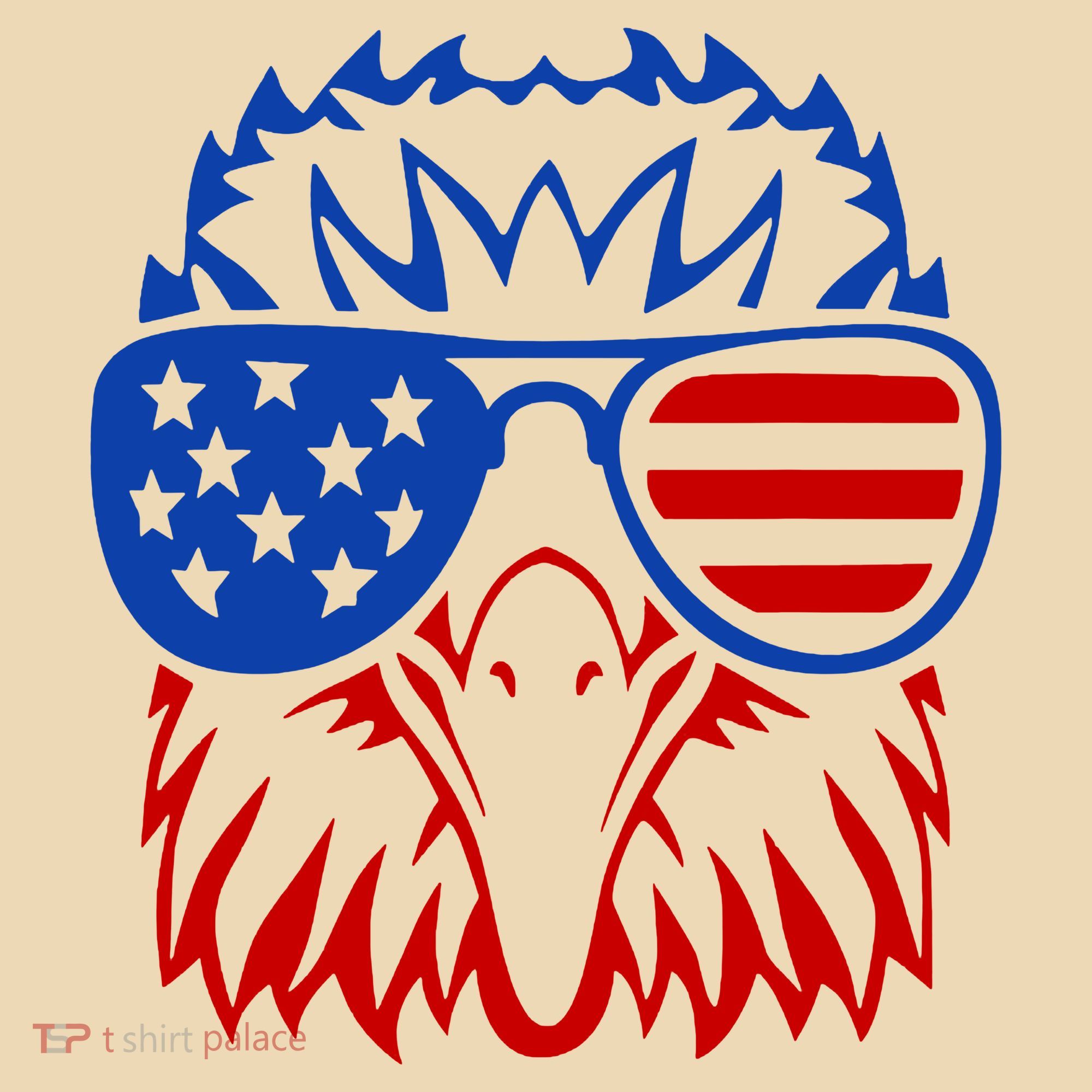 Patriotic Eagle USA American Flag Tote Bag