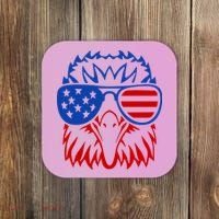 Patriotic Eagle USA American Flag Coaster thumb 0