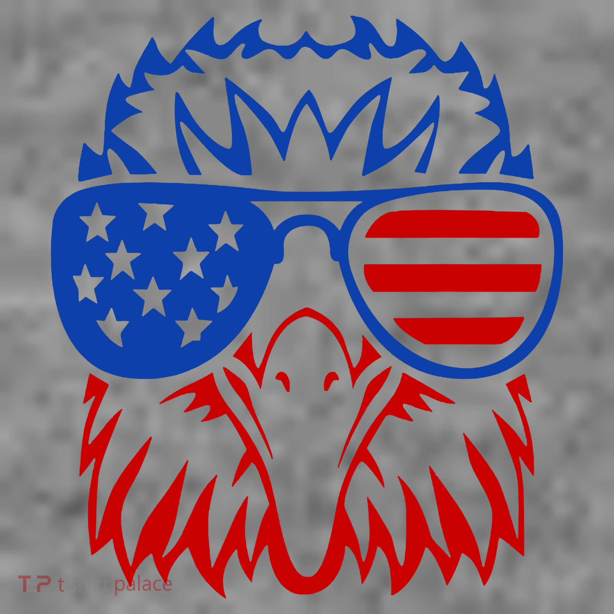 Patriotic Eagle USA American Flag Toddler Hoodie