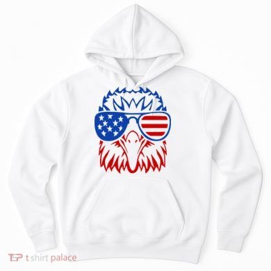 Patriotic Eagle USA American Flag Hoodie