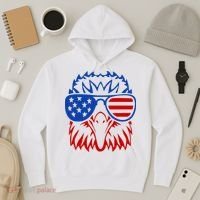 Patriotic Eagle USA American Flag Hoodie thumb 3