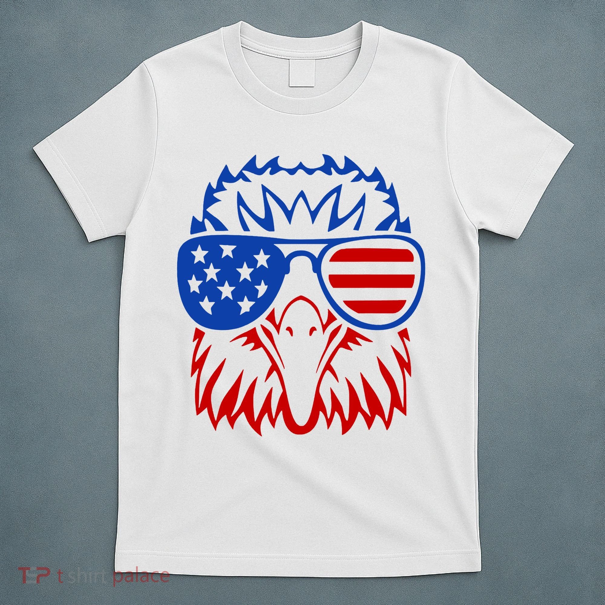 Patriotic Eagle USA American Flag T-Shirt