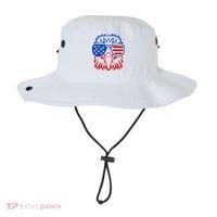 Patriotic Eagle USA American Flag Bucket Hat thumb 0