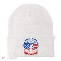 Patriotic Eagle USA American Flag Beanie thumb 0