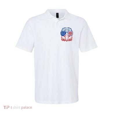 Patriotic Eagle USA American Flag Polo