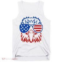 Patriotic Eagle USA American Flag Tank Top thumb 0