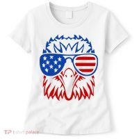 Patriotic Eagle USA American Flag Women's T-Shirt thumb 0