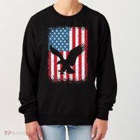Patriotic Eagle Usa American Flag Women's Sweatshirt thumb 0