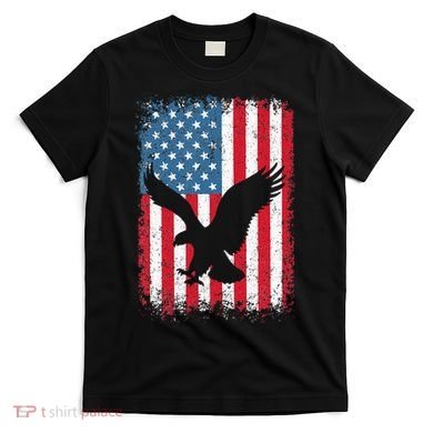 Patriotic Eagle Usa American Flag T-Shirt
