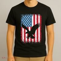 Patriotic Eagle Usa American Flag T-Shirt thumb 3
