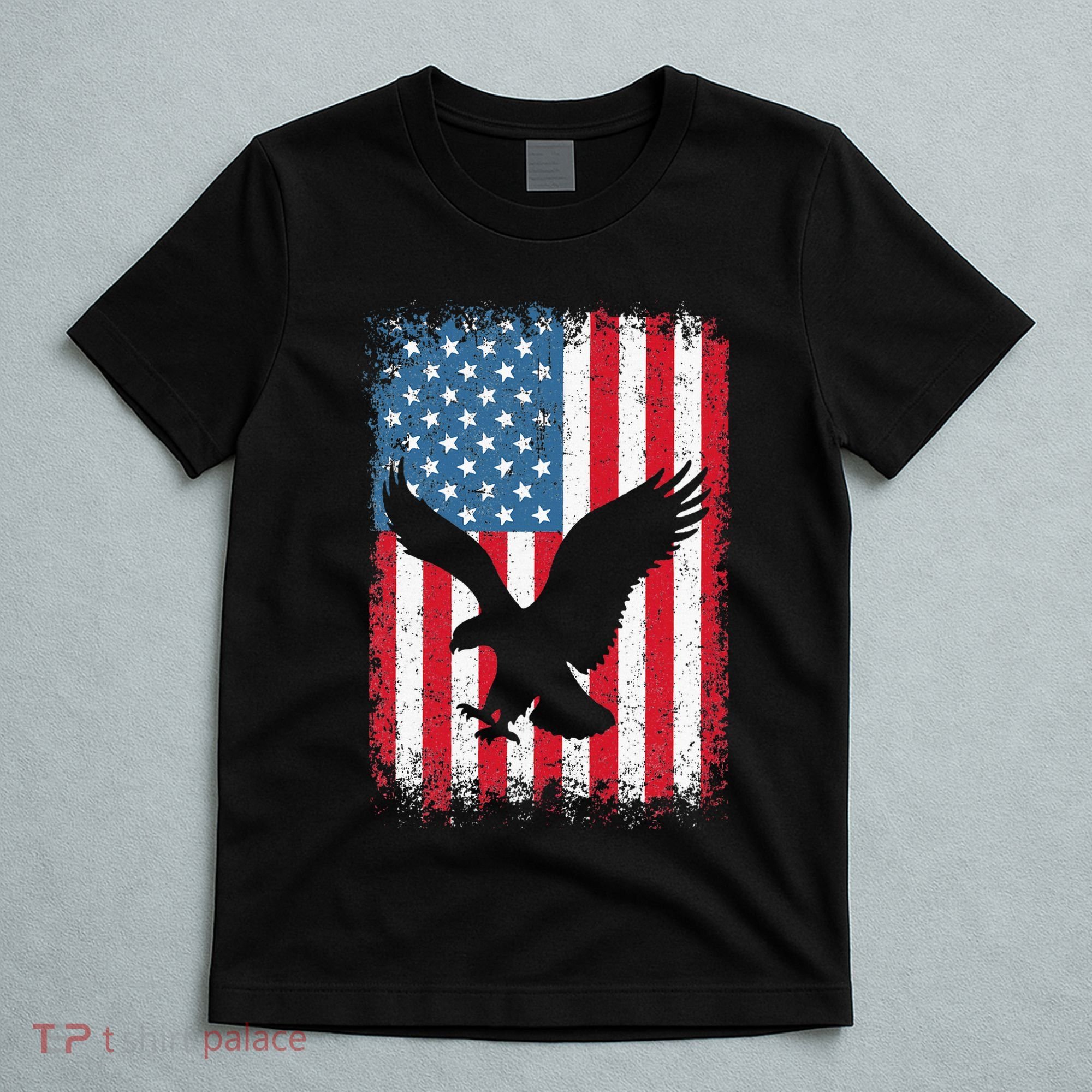 Patriotic Eagle Usa American Flag T-Shirt