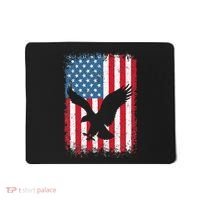 Patriotic Eagle Usa American Flag Mousepad thumb 0