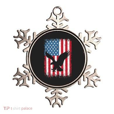 Patriotic Eagle Usa American Flag Ornament