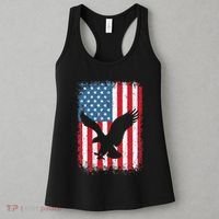 Patriotic Eagle Usa American Flag Women's Tank Top thumb 3