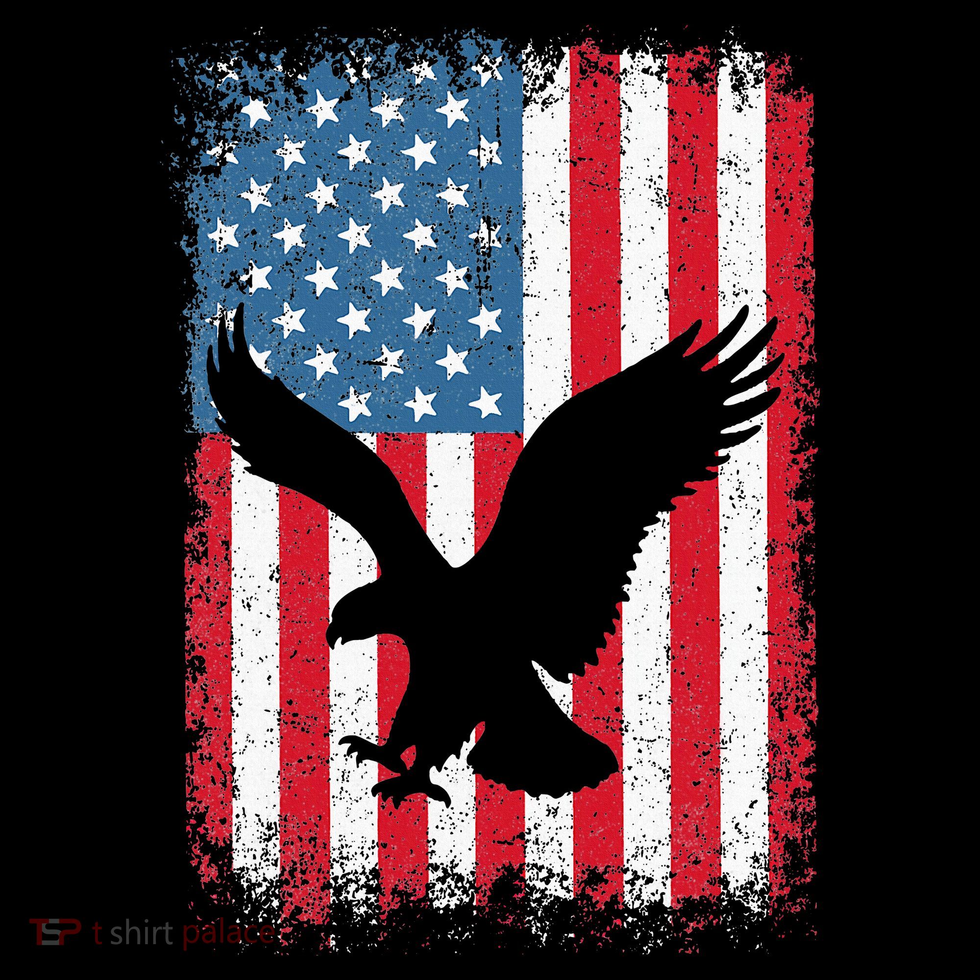 Patriotic Eagle Usa American Flag Women's Tank Top