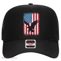 Patriotic Eagle Usa American Flag Hat thumb 0