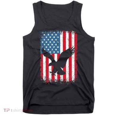 Patriotic Eagle Usa American Flag Tank Top
