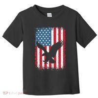 Patriotic Eagle Usa American Flag Toddler T-Shirt thumb 0