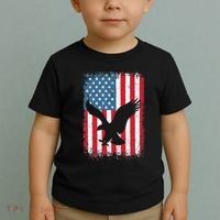 Patriotic Eagle Usa American Flag Toddler T-Shirt thumb 2