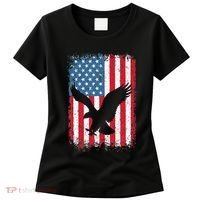 Patriotic Eagle Usa American Flag Women's T-Shirt thumb 0