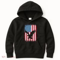 Patriotic Eagle Usa American Flag Kids Hoodie thumb 0