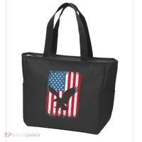 Patriotic Eagle Usa American Flag Tote Bag thumb 3