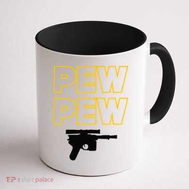 Pew Pew Coffee Mug back