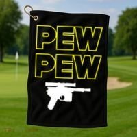 Pew Pew Golf Towel thumb 1