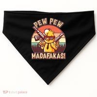 Pew Pew Madafakas Chick Chicken USA-Made Doggie Bandana thumb 0