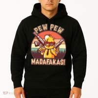 Pew Pew Madafakas Chick Chicken Hoodie thumb 2