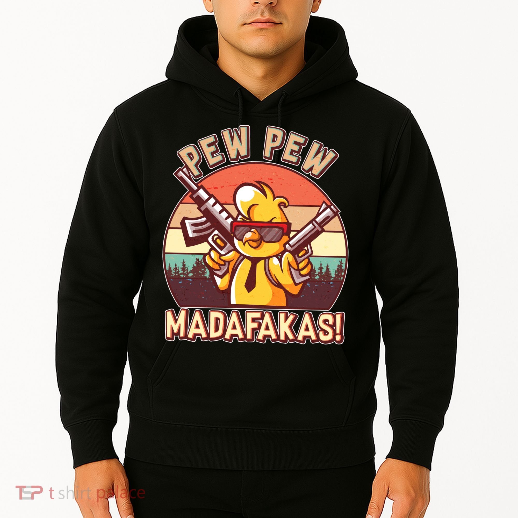 Pew Pew Madafakas Chick Chicken Hoodie
