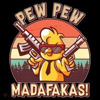 Pew Pew Madafakas Chick Chicken Long Sleeve Shirt thumb 2