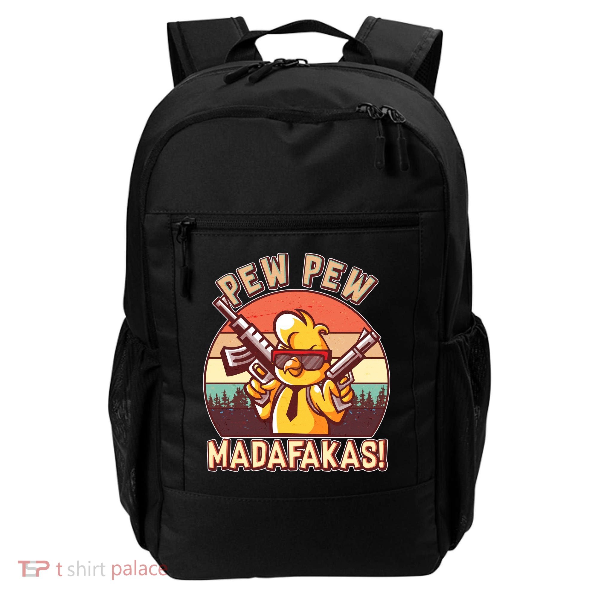 Pew Pew Madafakas Chick Chicken Backpack