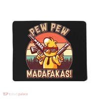 Pew Pew Madafakas Chick Chicken Mousepad thumb 0