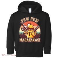 Pew Pew Madafakas Chick Chicken Toddler Hoodie thumb 0