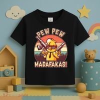 Pew Pew Madafakas Chick Chicken Toddler T-Shirt thumb 3