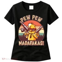 Pew Pew Madafakas Chick Chicken Women's T-Shirt thumb 0