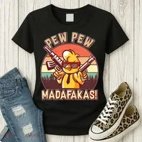 Pew Pew Madafakas Chick Chicken Women's T-Shirt thumb 3