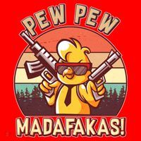 Pew Pew Madafakas Chick Chicken Santa Hat thumb 1