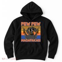 Pew Pew Madafakas Dachshund Dog Hoodie thumb 0