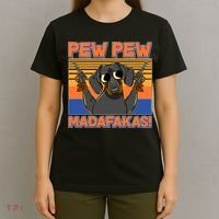 Pew Pew Madafakas Dachshund Dog T-Shirt thumb 4