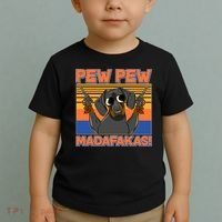 Pew Pew Madafakas Dachshund Dog Toddler T-Shirt thumb 2
