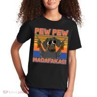 Pew Pew Madafakas Dachshund Dog Kids T-Shirt thumb 2