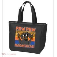 Pew Pew Madafakas Dachshund Dog Tote Bag thumb 3