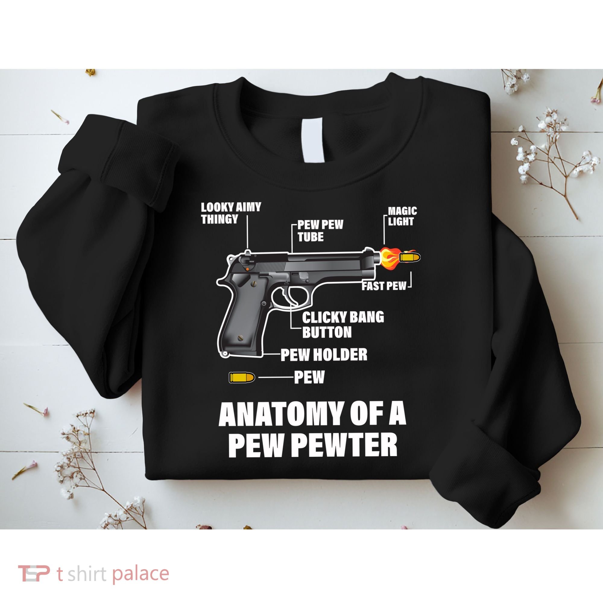 Pew Pewer Anatomy Sweatshirt