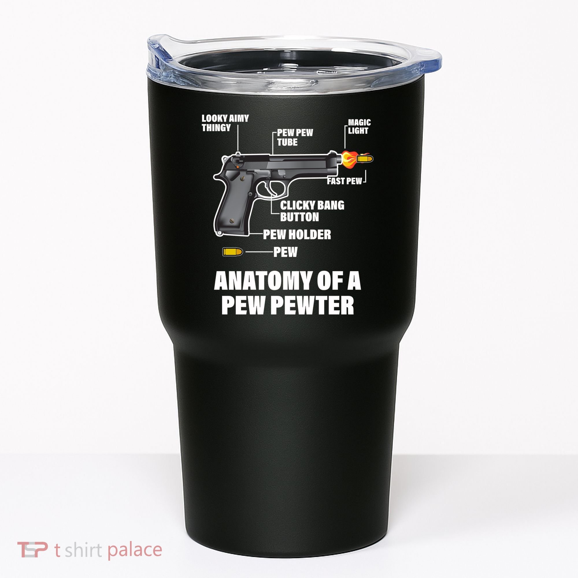 Pew Pewer Anatomy Tumbler